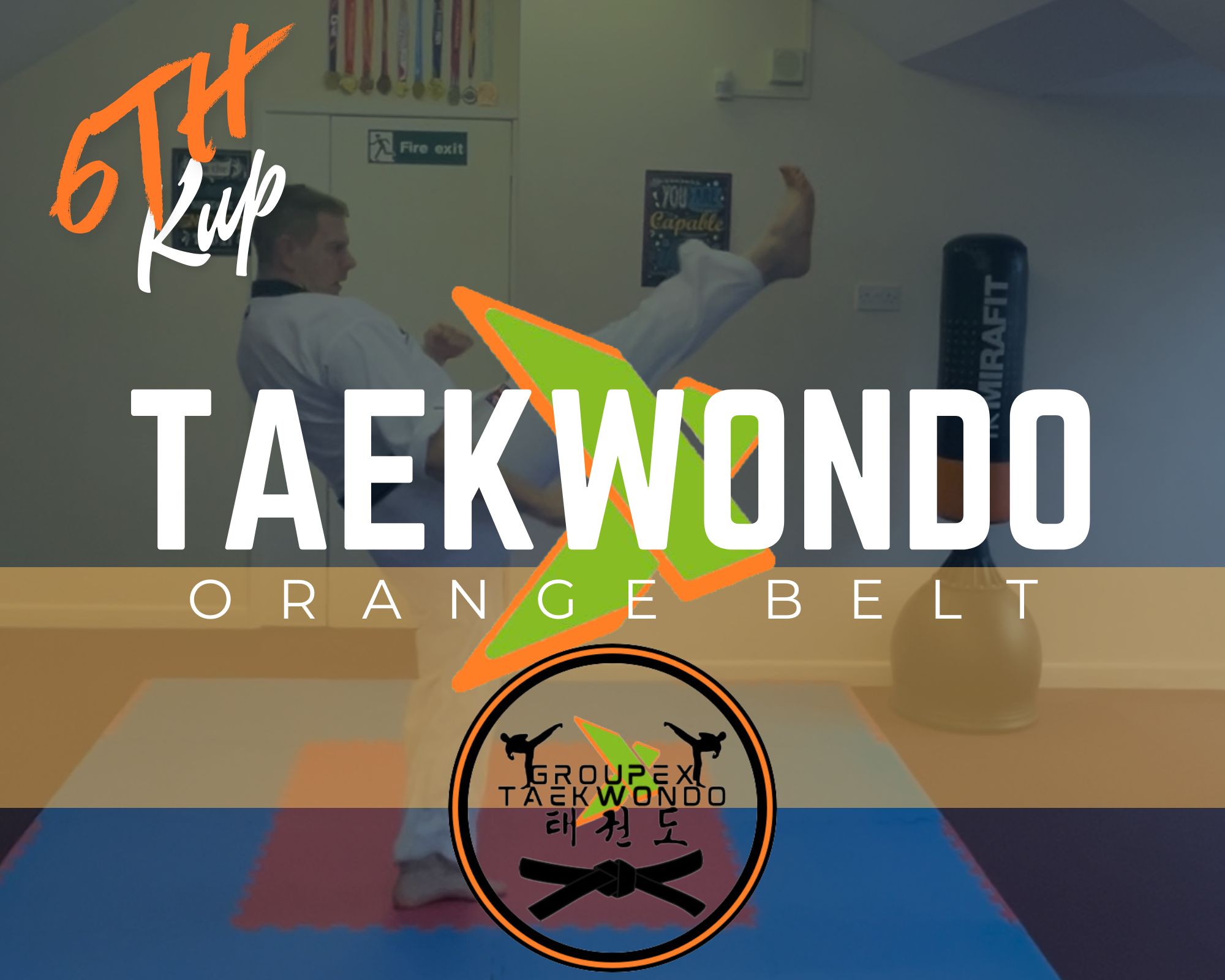 GroupEx Taekwondo Orange Belt
